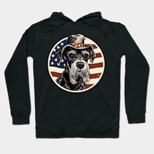 Patriotic Schnauzer Hoodie